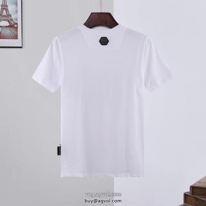 半袖Tシャツ洒落感を演出する！品良くおしゃれ偽 ブランド 購入フィリッププレイン_0_3