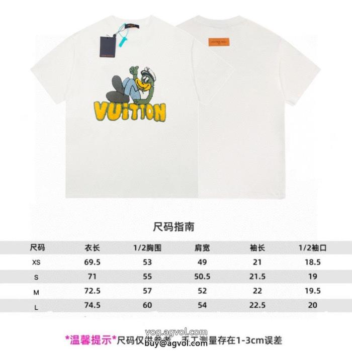 半袖TシャツLOUIS VUITTONクラシカルスタイルアップ効果スーパー コピー 通販_0_3