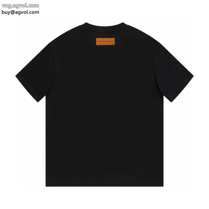 通販 ブランド半袖TシャツLOUIS VUITTON今旬のシルエットバランス今年らしく魅力的アップ_0_2