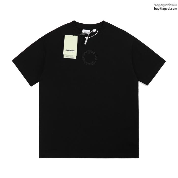 柔らかい雰囲気にまとめてエレガント系スタイル半袖Tシャツコピー ブランドBURBERRY_0_0