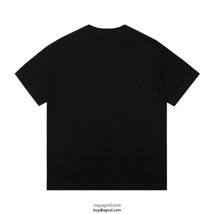 柔らかい雰囲気にまとめてエレガント系スタイル半袖Tシャツコピー ブランドBURBERRY_0_2