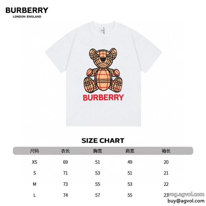 半袖Tシャツ超あたたかい際立つ抜け感があるバーバリースーパー コピー  _0_4