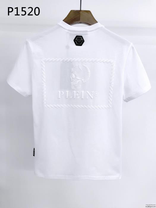 フィリッププレインコピー 品 販売SS23限定版ヴィンテージ感半袖Tシャツ_2_2