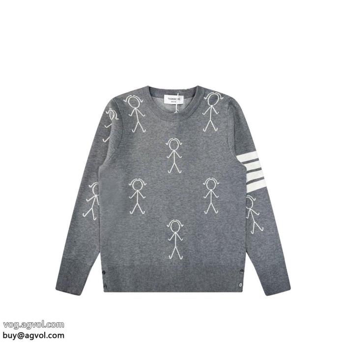 セーター偽 ブランド 販売完売必至映え度MAXTHOM BROWNE_0_0