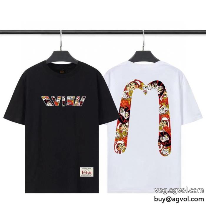 エヴィスブランド 通販 激安カジュアルな雰囲気があり海外大人気半袖Tシャツ_0_0