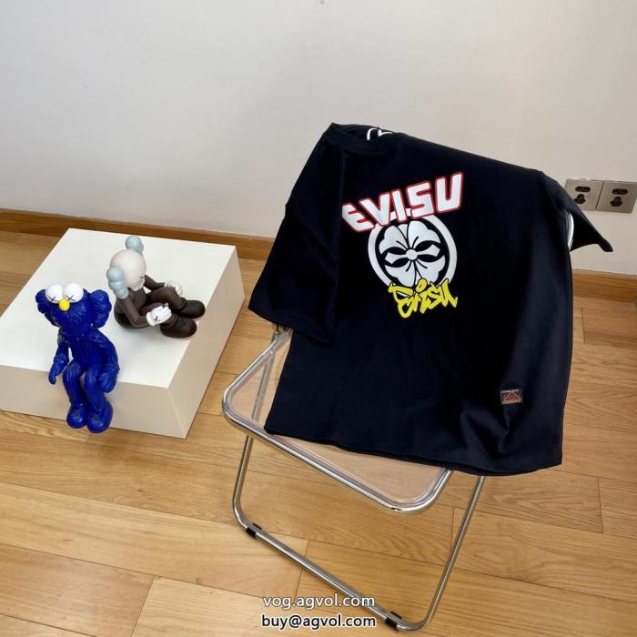 EVISUブランド コピー ショップ半袖Tシャツ格好良い大人の余裕が漂う_0_2