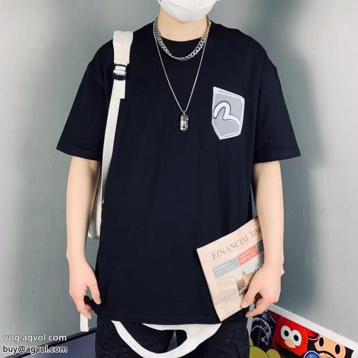 半袖Tシャツスーパー コピー 品EVISU残りサイズわずか高い人気_0_1