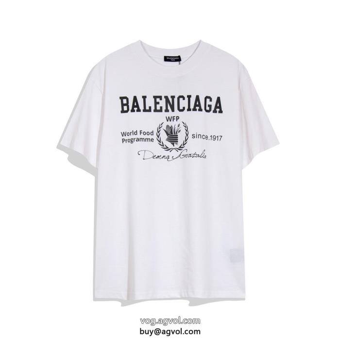 先取り2023限定新作柔らかい色調コピー ブランド 優良半袖Tシャツバレンシアガ_0_0