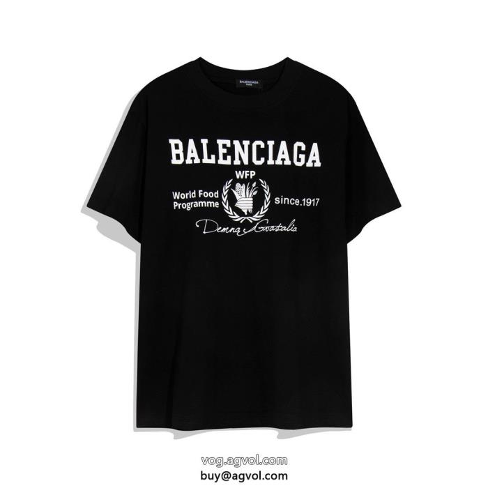 先取り2023限定新作柔らかい色調コピー ブランド 優良半袖Tシャツバレンシアガ_0_1