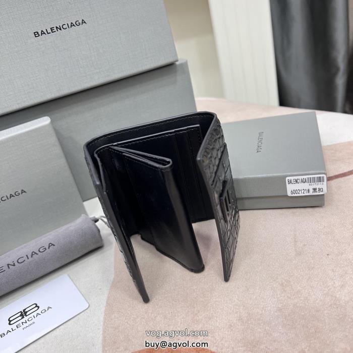 ロゴが美しい重宝するコピー 商品 通販財布balenciaga_0_5