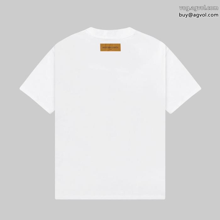 LOUIS VUITTON半袖Tシャツブランド スーパー コピー 舗今旬のシルエットバランス抜け感を出す_0_2