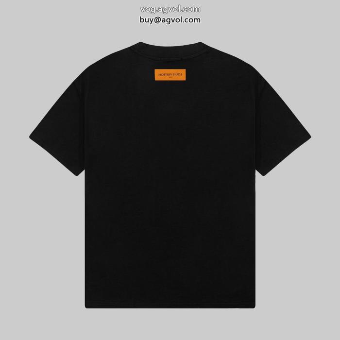 LOUIS VUITTON半袖Tシャツブランド スーパー コピー 舗今旬のシルエットバランス抜け感を出す_0_3