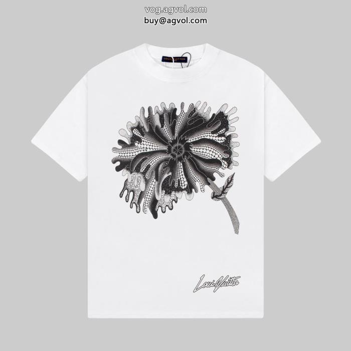 ルイ ヴィトンブランド 品 激安 通販贅沢な逸品通勤にもOK半袖Tシャツ_0_1