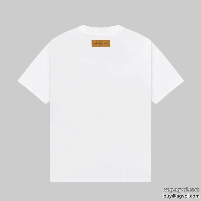 ルイ ヴィトンブランド 品 激安 通販贅沢な逸品通勤にもOK半袖Tシャツ_0_2