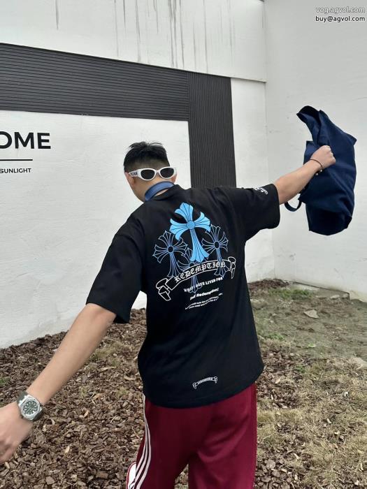 偽 ブランド CHROME HEARTS大人買い必須なこの2023超カッコイイ半袖Tシャツ_0_4