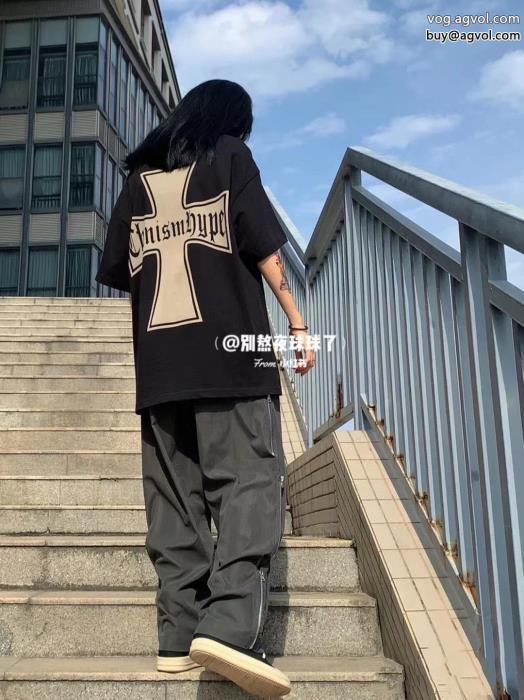 半袖Tシャツ狙い目カジュアルさCHROME HEARTSブランド 品 コピー_0_0