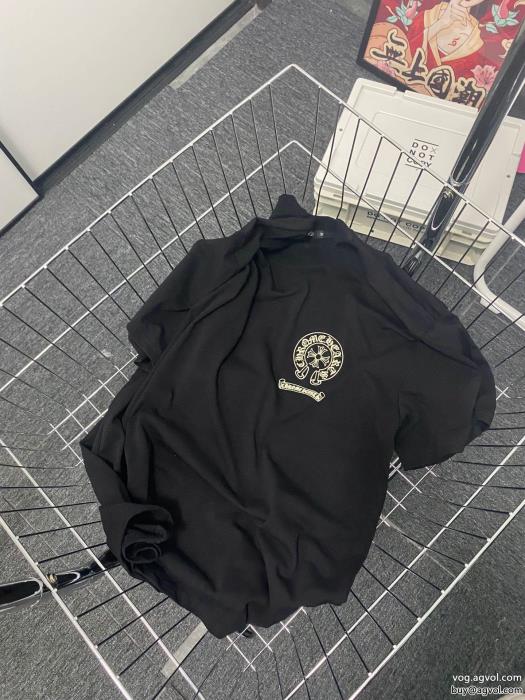 半袖Tシャツ狙い目カジュアルさCHROME HEARTSブランド 品 コピー_0_1