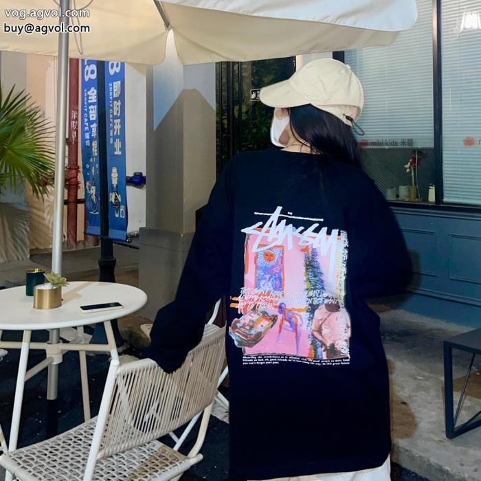 ステューシースーパー コピー 安心超稀少在庫あり即発長袖Tシャツ_0_0