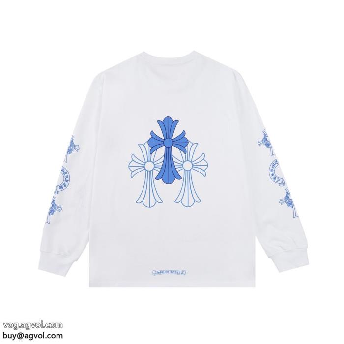 長袖Tシャツブランド 偽物 激安クロムハーツ冬の王道　適度な上品さ2023の流行りトップス_0_0