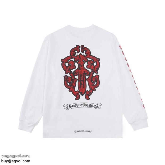 長袖Tシャツブランド コピー 通販洗練された印象憧れブランドクロムハーツ_0_0