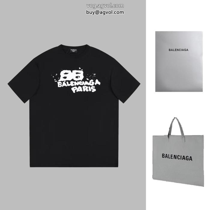 激安 通販 専門上品さ漂う風合いが魅力バレンシアガ半袖Tシャツ_0_2
