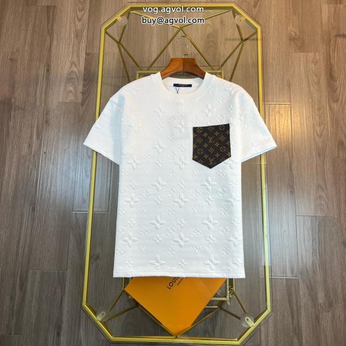 大変お買得残りサイズわずか半袖Tシャツブランド スーパー コピー 優良LOUIS VUITTON_0_3