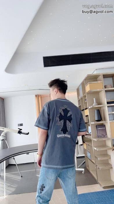 半袖Tシャツクロムハーツ男女兼用らしい!人気通勤にもOK偽物 ブランド ショップ_0_1