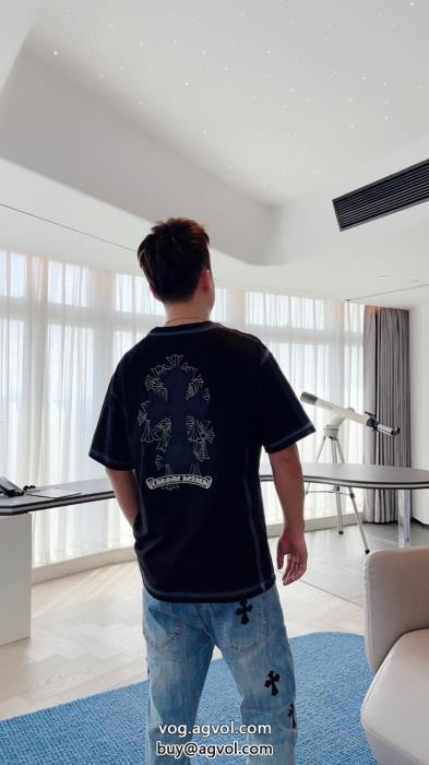 半袖Tシャツクロムハーツ男女兼用らしい!人気通勤にもOK偽物 ブランド ショップ_0_2