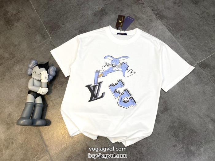 ブランド 偽物 激安最前線2023抜け感スゴイ半袖TシャツLOUIS VUITTON_0_3