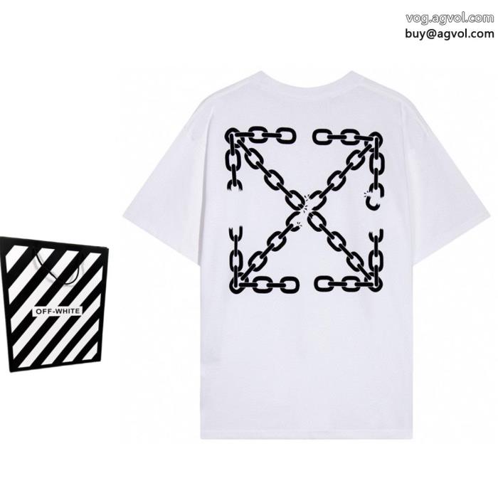 半袖Tシャツ最旬のスタイル今年の大トレンドOff-Whiteブランド スーパー コピー_0_2