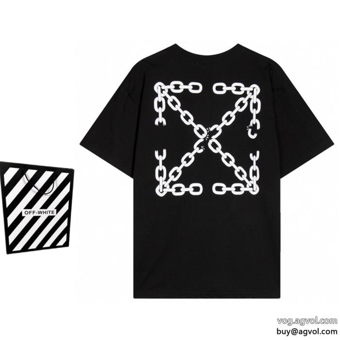 半袖Tシャツ最旬のスタイル今年の大トレンドOff-Whiteブランド スーパー コピー_0_3