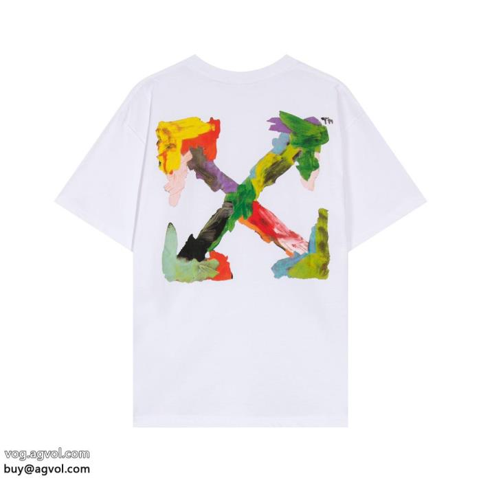 男女兼用注文殺到Off-White半袖Tシャツ偽 ブランド_0_1