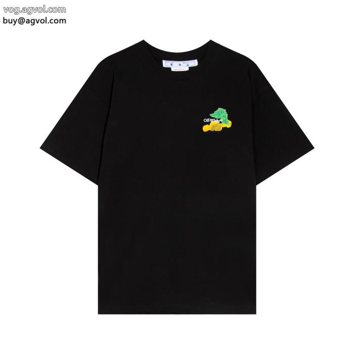 男女兼用注文殺到Off-White半袖Tシャツ偽 ブランド_0_3