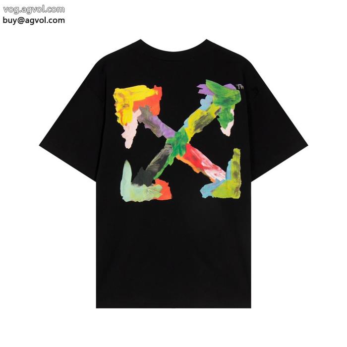 男女兼用注文殺到Off-White半袖Tシャツ偽 ブランド_0_4