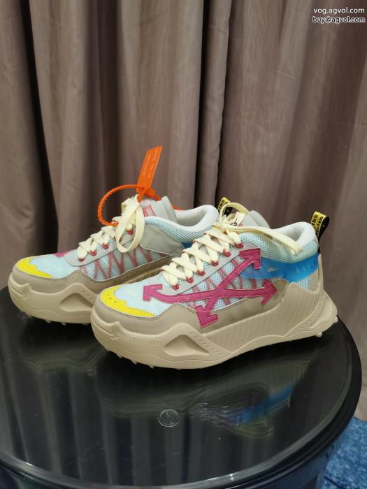 ブランド コピー 通販新作モデル23SS 異素材スニーカーOff-White_1_5
