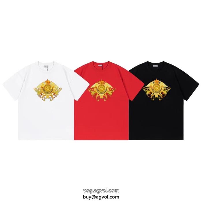 ヴェルサーチスーパー コピー 通販半袖Tシャツお洒落な印象に限定生産品_0_2