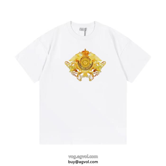 ヴェルサーチスーパー コピー 通販半袖Tシャツお洒落な印象に限定生産品_0_4