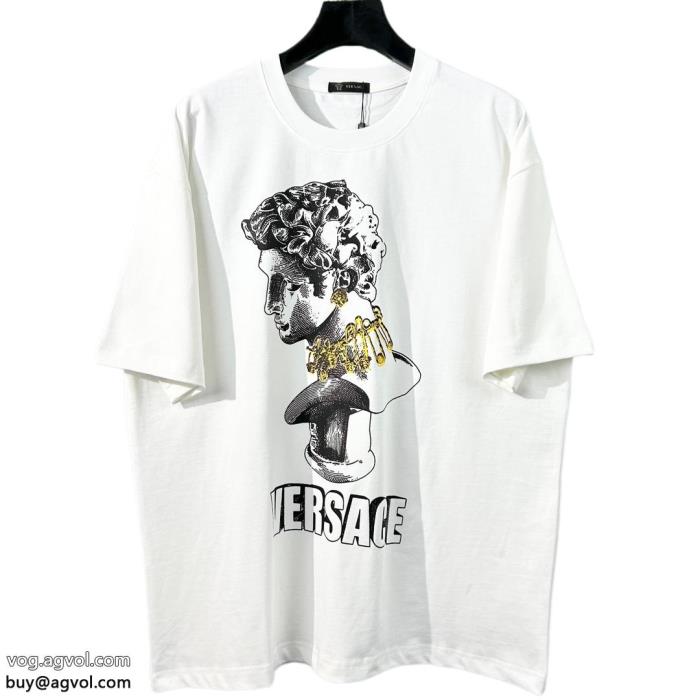 個性派さん超お目立ちVERSACEブランド コピー 安心半袖Tシャツ_0_1