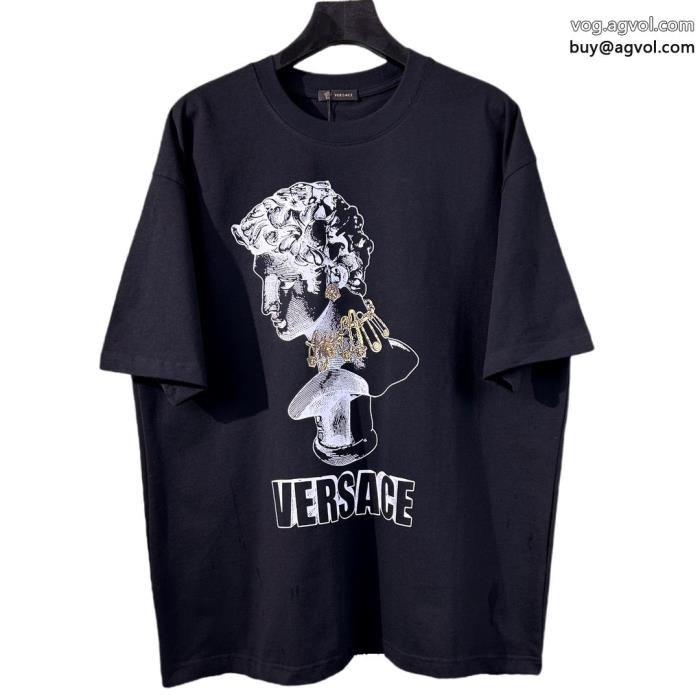 個性派さん超お目立ちVERSACEブランド コピー 安心半袖Tシャツ_0_3