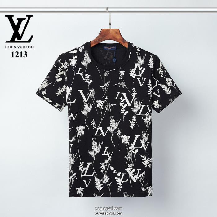 半袖Tシャツ偽物 ブランド 販売ルイ ヴィトン新しい斬新なスタイル超稀少_0_0