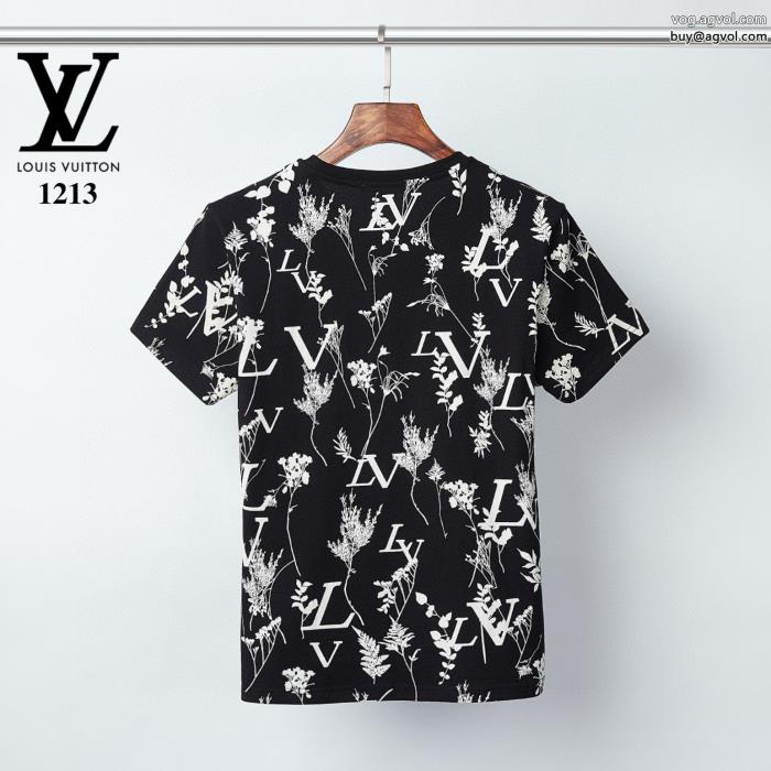 半袖Tシャツ偽物 ブランド 販売ルイ ヴィトン新しい斬新なスタイル超稀少_0_1