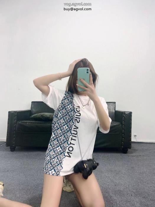半袖Tシャツブランド コピー s 級ルイ ヴィトンきれいめな印象人気モデル愛用_1_1
