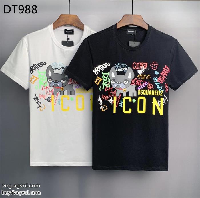 半袖Tシャツ偽 ブランド ディースクエアード232023の大人コーデ完売必須　限定SALE_0_1