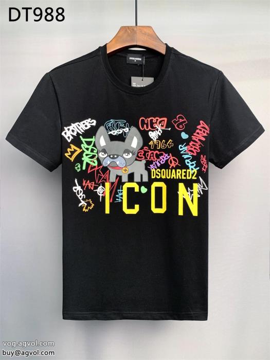 半袖Tシャツ偽 ブランド ディースクエアード232023の大人コーデ完売必須　限定SALE_0_2
