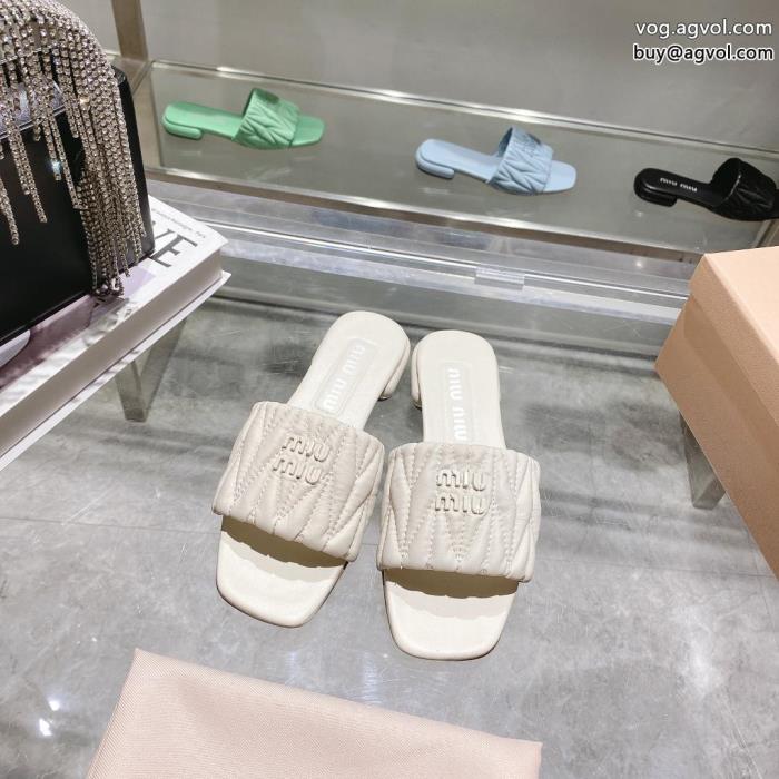 MIUMIUリラックススタイルが実現昨年も人気のアイテム新品スリッパスーパー コピー 品_0_2