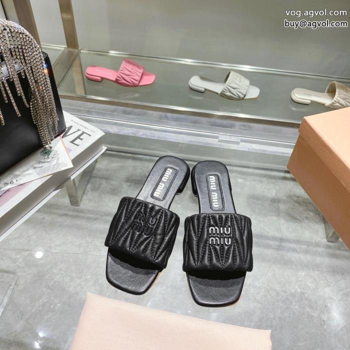 MIUMIUリラックススタイルが実現昨年も人気のアイテム新品スリッパスーパー コピー 品_0_5