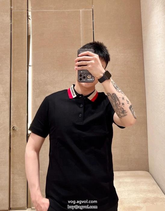 超必須アイテム人気急上昇BURBERRYスーパー コピー ブランド 専門半袖シャツ_0_1