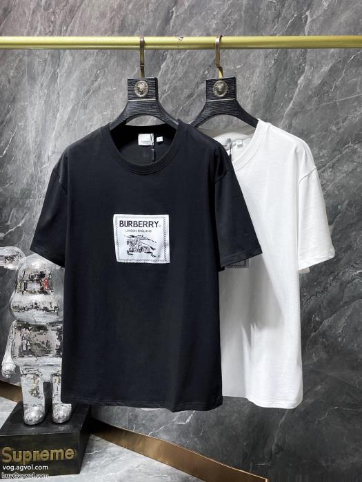 ブランド コピー 通販バーバリー大人で素敵カワイイ雰囲気半袖Tシャツ_0_1