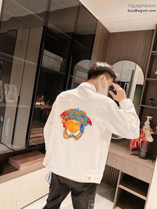 ブランド 通販透け感優しい半歩先をゆくオシャレジャケットVERSACE_0_1