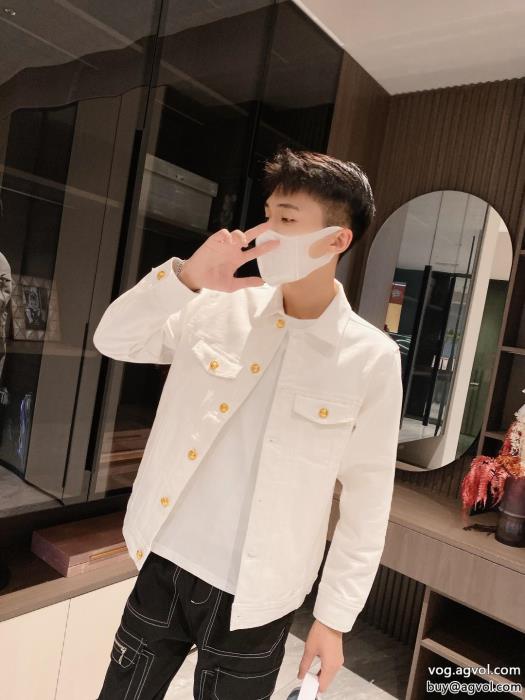 ブランド 通販透け感優しい半歩先をゆくオシャレジャケットVERSACE_0_2
